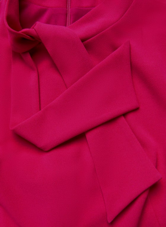 Sleeveless Tie Neck Dress