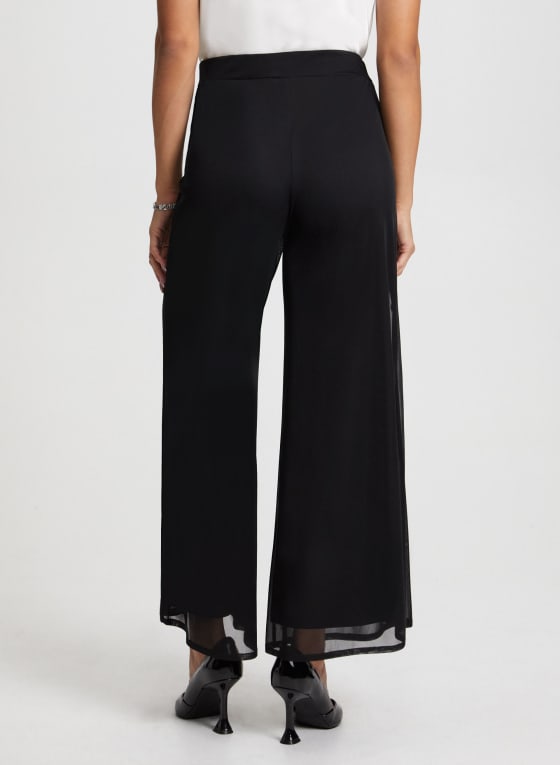 Pull-On Wide Leg Pants