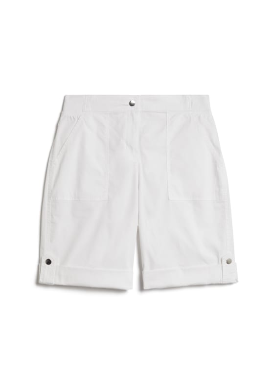Cuffed Tab Detail Shorts