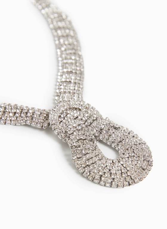 Rhinestone Statement Necklace
