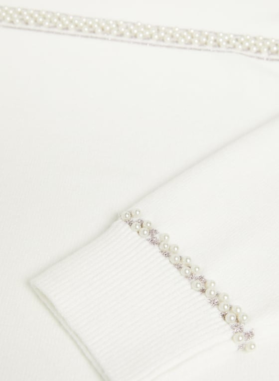 Pearl Detail Knit Sweater