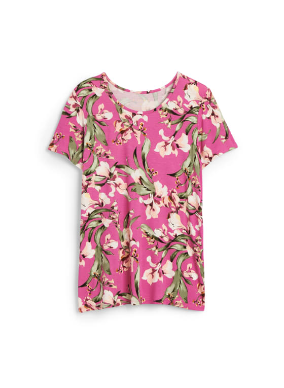 Floral Print Pyjama Top