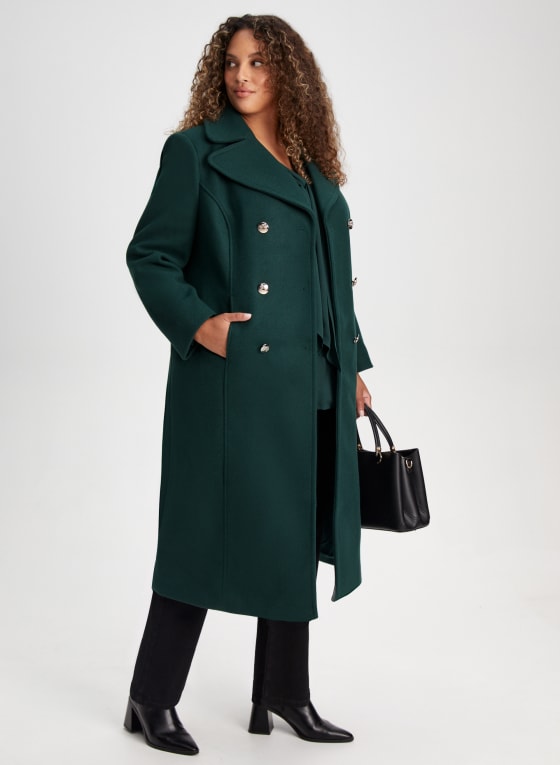 Notch Collar Wool-Blend Coat
