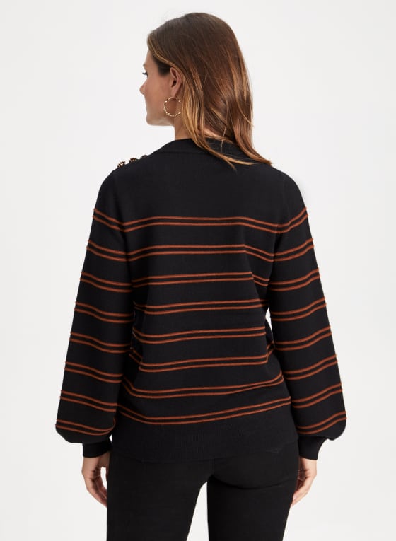 Stripe Print Sweater