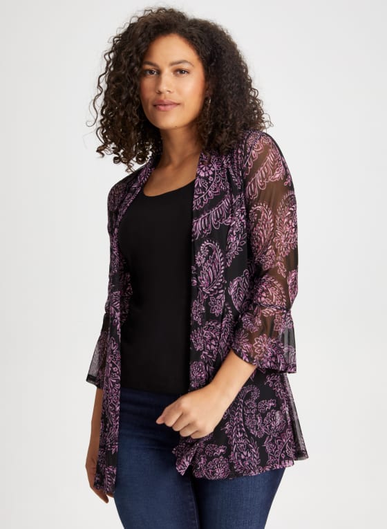Paisley Print Cover-Up