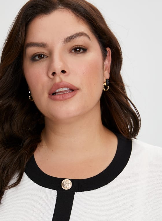 Decorative Button Sweater