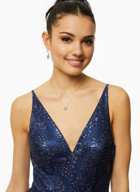 Floral Embroidery Dress