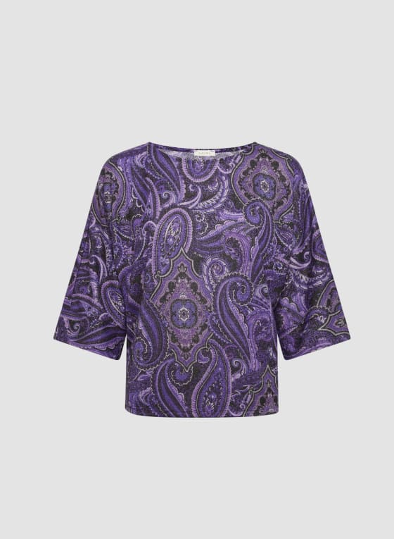 Paisley Print Top