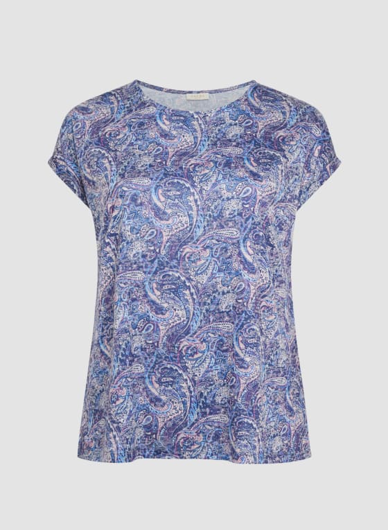 Paisley Print Tee
