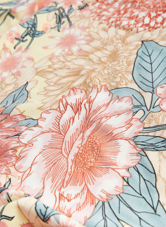 Floral Cold Shoulder Sleepshirt