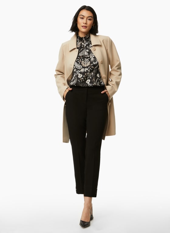 Sleeveless Paisley Motif Top