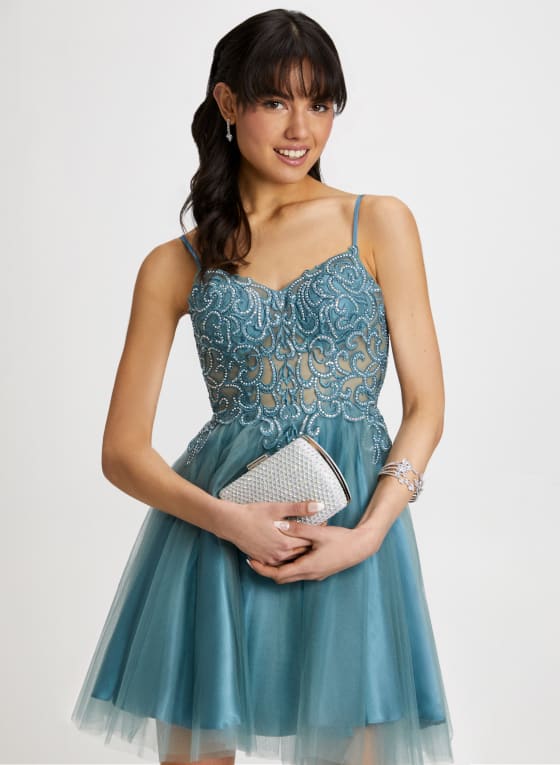 Sweetheart Neck Dress