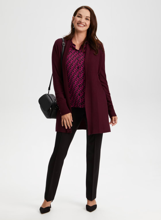 Geometric Print Blouse