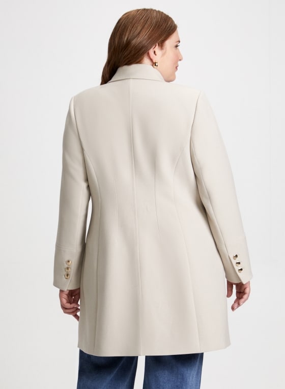 Notch Collar Tricotine Jacket