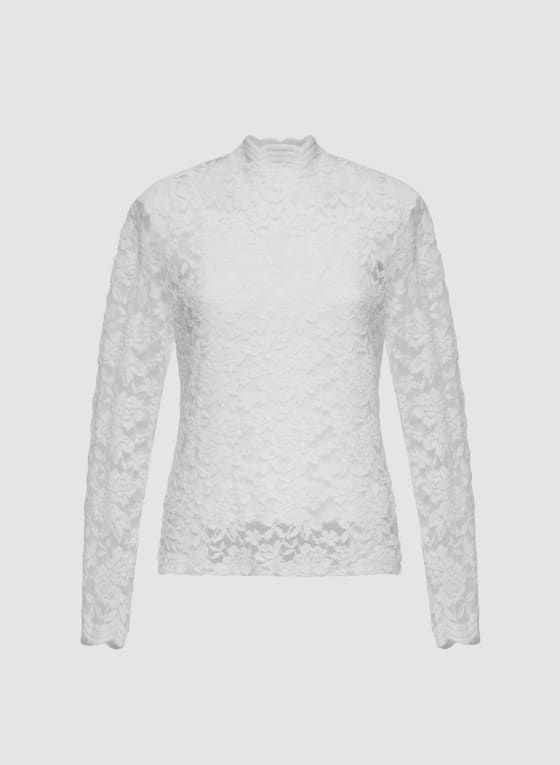 Long Sleeve Lace Top
