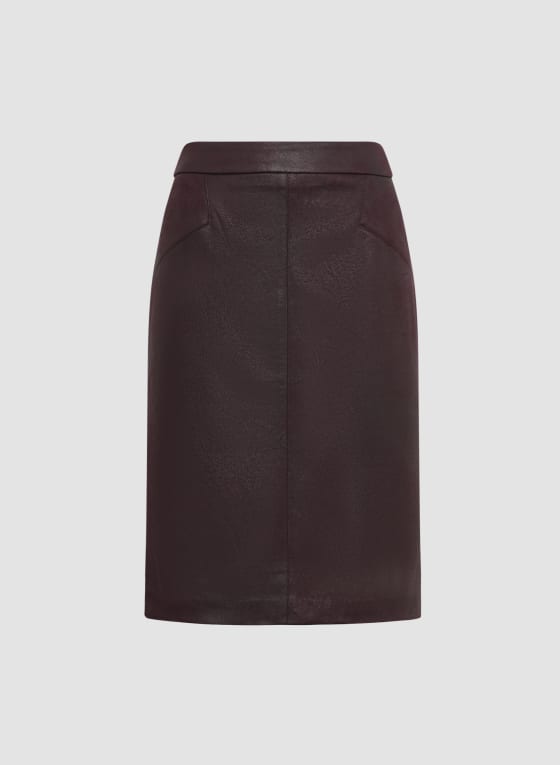 Distressed Two Tone Skirt