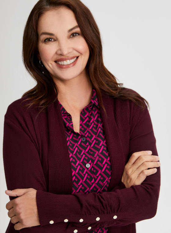 Button Detail Cardigan