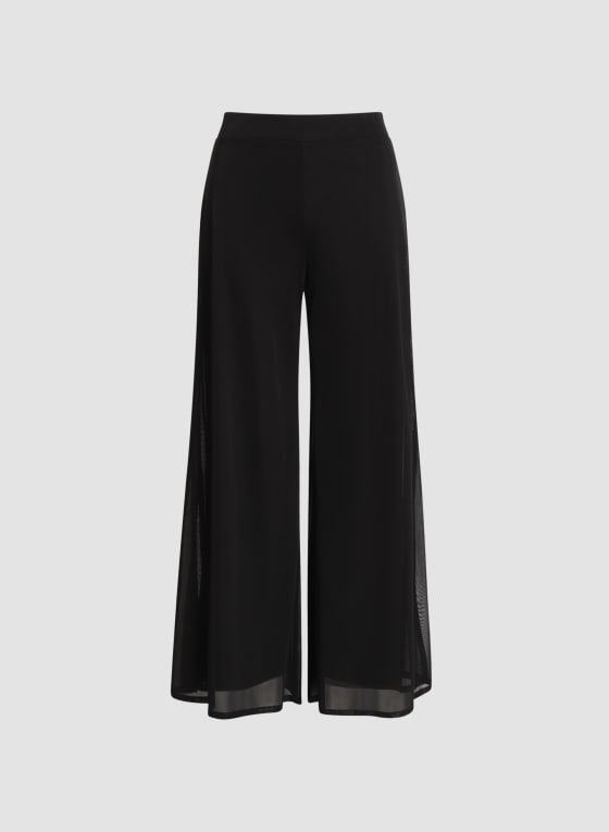 Pull-On Wide Leg Pants