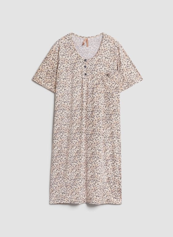 Animal Print Nightgown