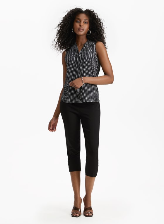 Polka Dot Print Top