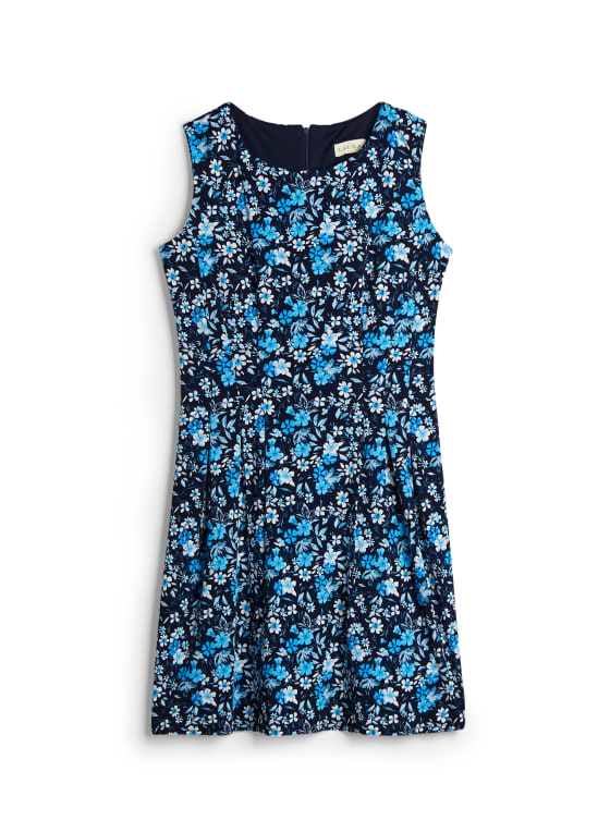 Floral Print Fit & Flare Dress