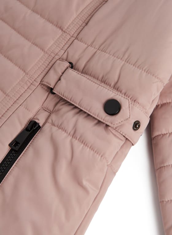 Quilted Vegan Down Coat