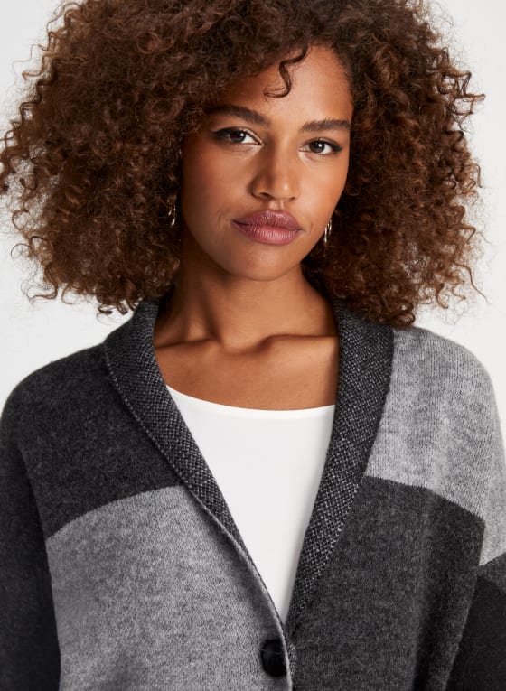 Colour Block Coatigan