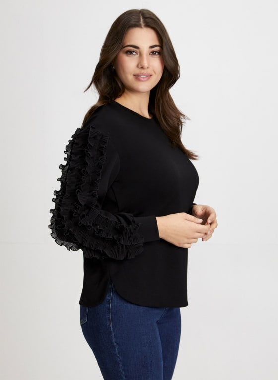 Ruffle Sleeve Top