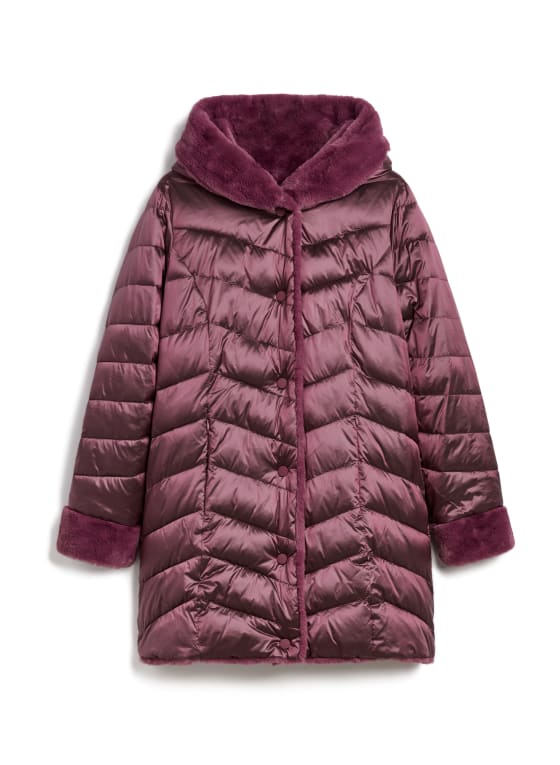 Reversible Faux Fur Coat