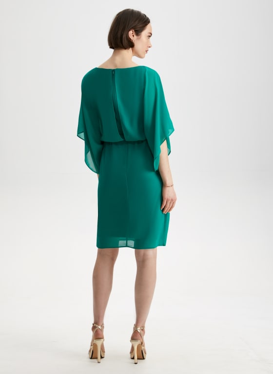 Tie Waist Chiffon Dress