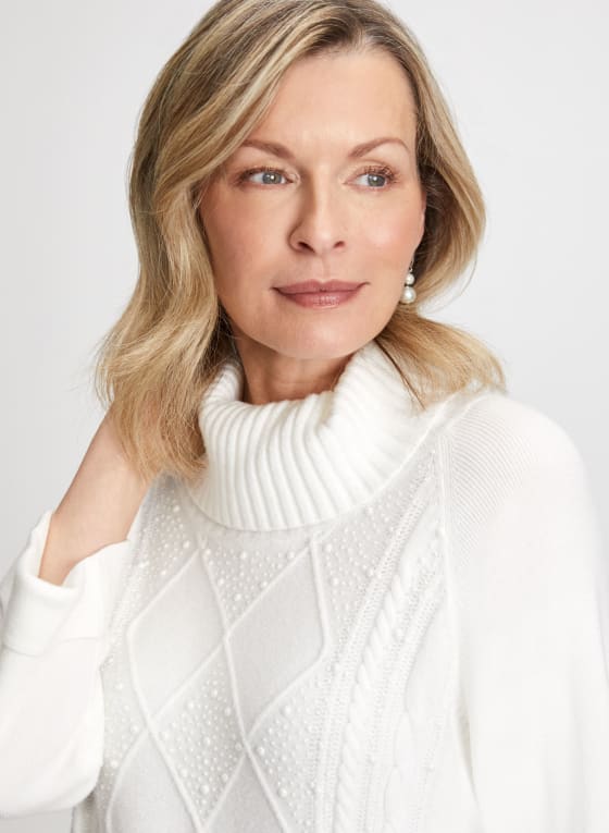 Embellished Tunic Sweater