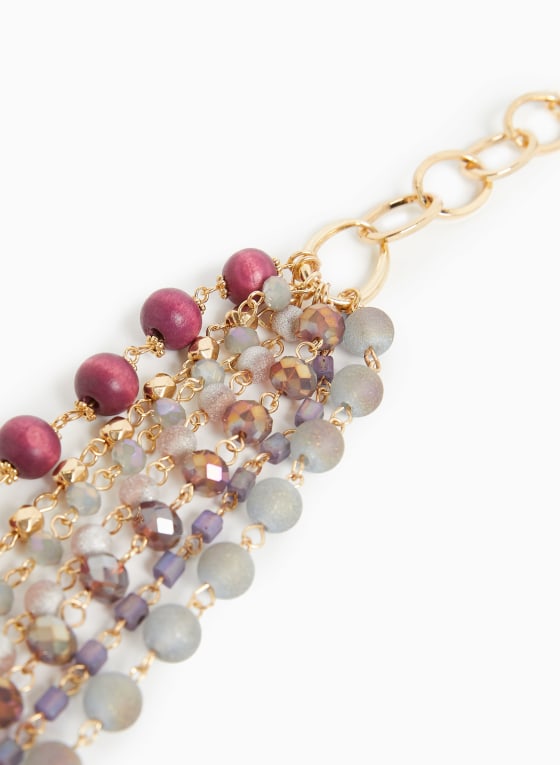Multi-Row Beaded Necklace