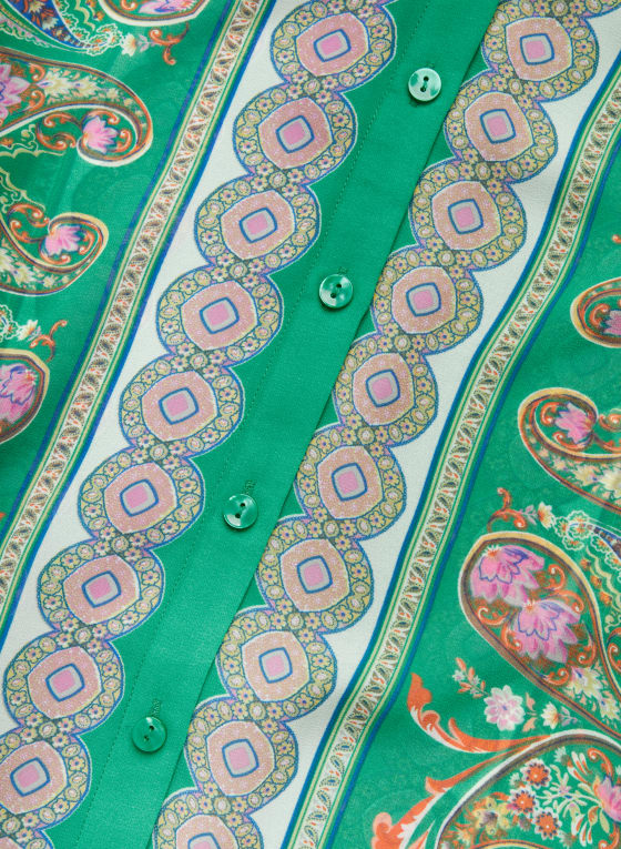 Paisley Print Blouse