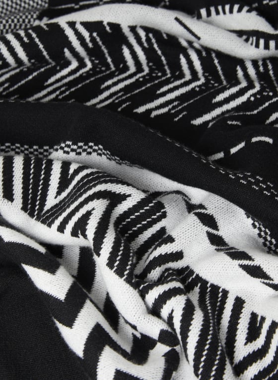 Printed Jacquard Knit Dress