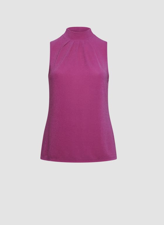 Sleeveless Shimmer Top