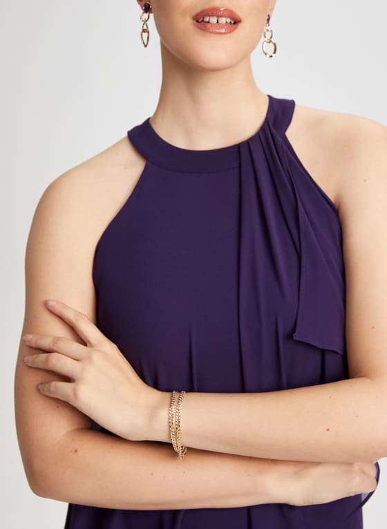 Double Row Chain Link Bracelet