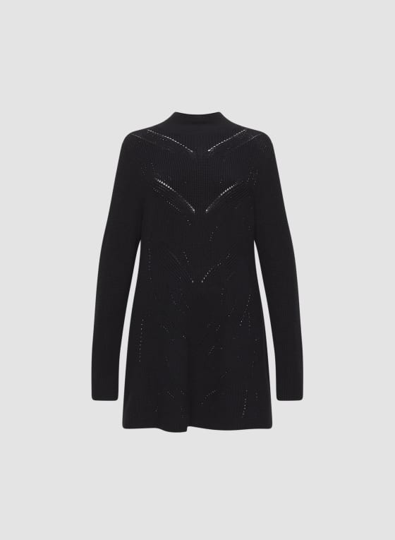 Rhinestone Detail Sweater