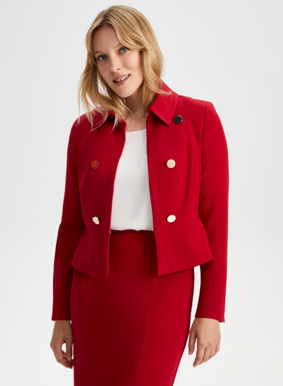 Button Detail Jacket