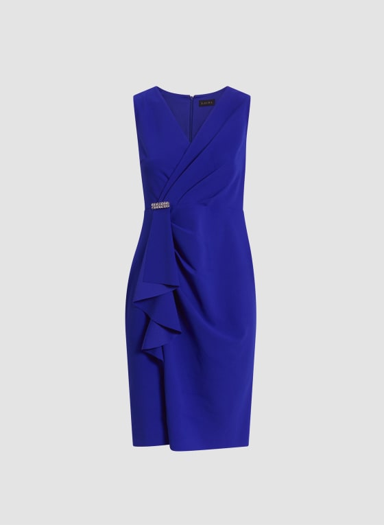 Ruffle Detail Sleeveless Dress