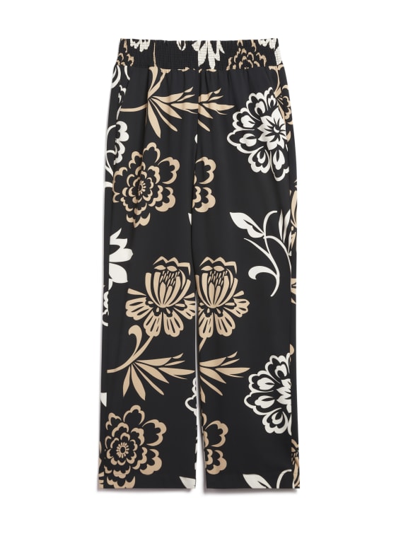 Floral Print Wide Legs Pants