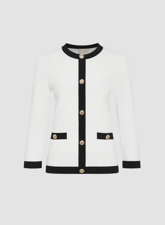 Decorative Button Sweater