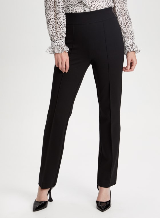 Pull-On Seam Detail Pants