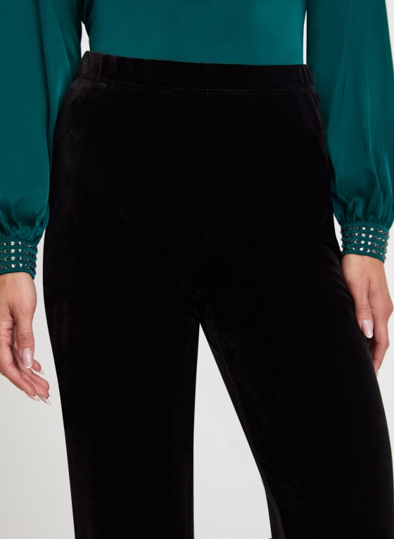 Pull-On Velour Pants