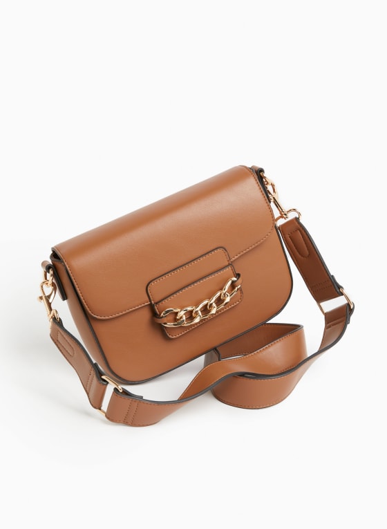 Chain Detail Saddle Bag