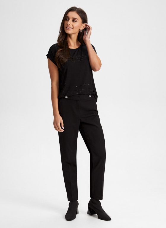 Rhinestone Detail Tee