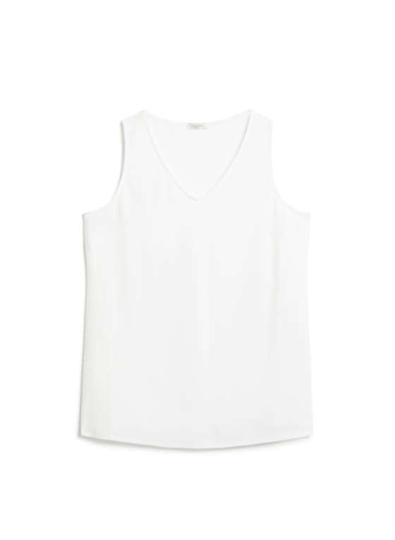 Sleeveless V-Neck Top