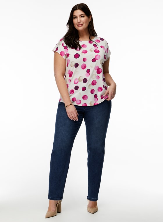 Polka Dot Print Top