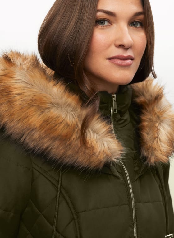 Vegan Down Quilted Coat