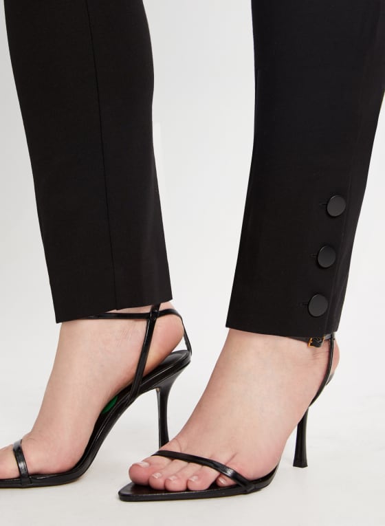 Pull-On Straight Leg Pants