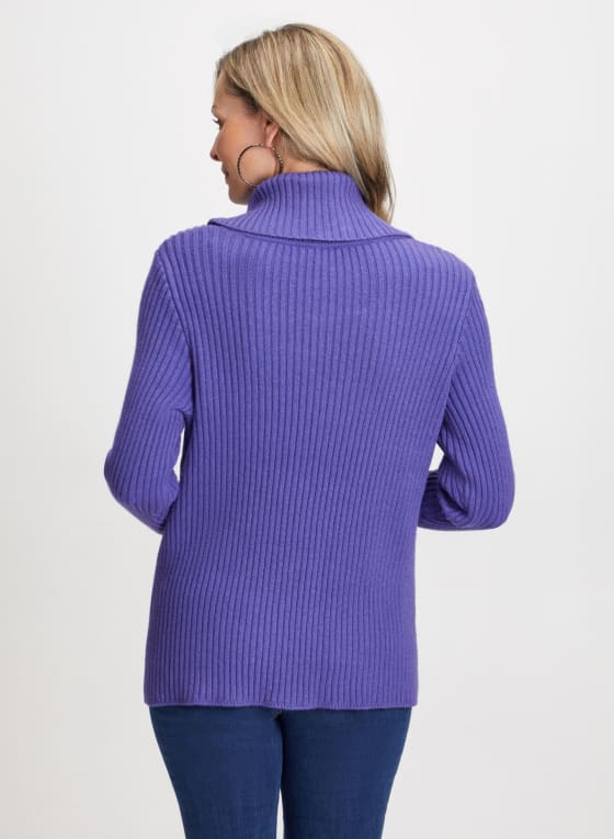 Cowl Neck Stud Detail Sweater